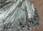 Metallic, Pyrolusite Crystals - Morocco #61130-1